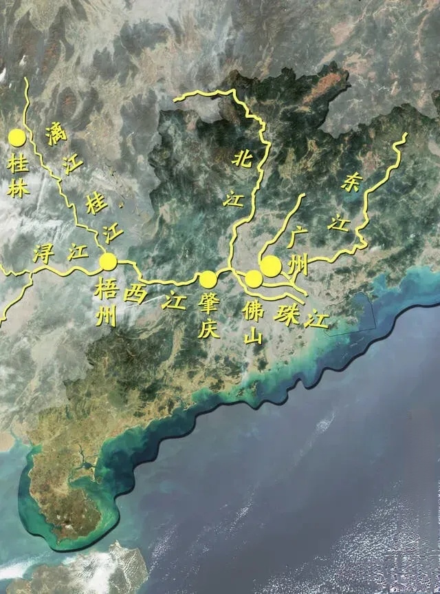 广东省南江河的地理位置及其重要性